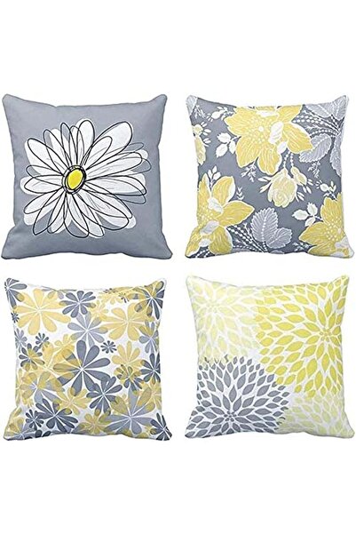 KOWVOWZ Set of 4 Throw Pillow Covers Modern Decorative Throw Pillow Case Moro...