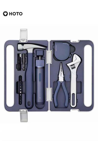 hoto Electric Screwdriver 3.6V 5-Piece Tool Set | Magnetic Claw Hammer, Self-...