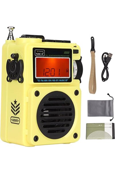 GENERAL Portable FM Radio, Multifunctional Digital Speaker Music Player FM Ra...