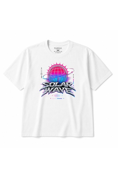 Rabona Fashion Μπλουζάκι Unisex με στάμπα Cosmic Cyber Y2K Energy