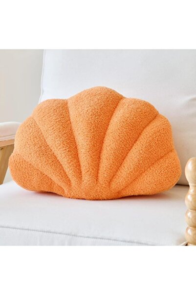Lfsaaj Beige Seashell Throw Pillows, Shell Shaped Throw Pillows, 13 Inch Soft...