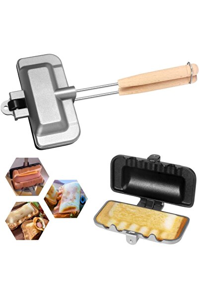 Arabest Sandwich Maker,4w1h Stove Top Hot Dog & Panini Press,Double-Sided Non...
