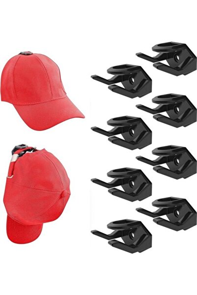 STARSTAR 8 Hooks Hat Rack pieces Hat Rack Hat Includes screws tape Two mounti...