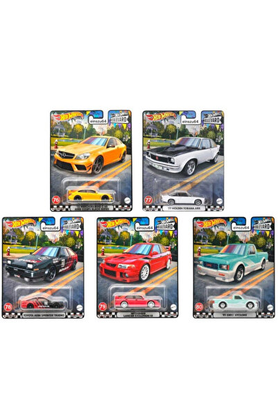 HOT WHEELS Premium Boulevard Series GJT68 76-80 SET