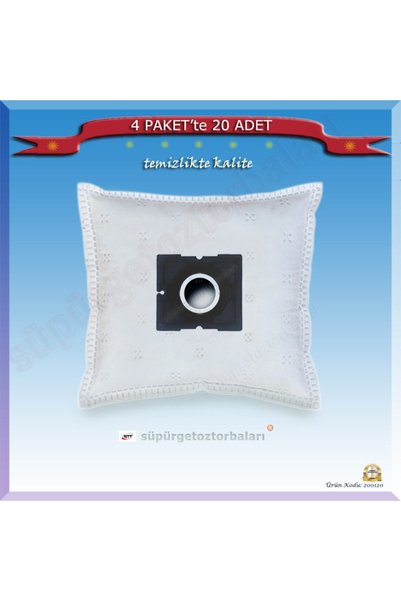 Ürkmez Ticaret Sac de praf pentru aspirator Yıldız A8100 20 bucăți 200120