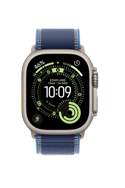 Apple Ceas Watch Ultra 3 GPS + Cellular 49mm Titan, Blue Trail Loop M/L
