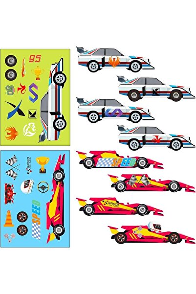 Generic 24 Sheets Car Stickers for Your Kids Make Your Own Stickers Car Theme...