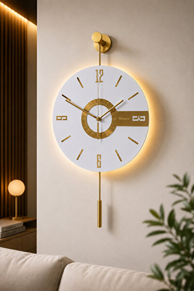 MetaQuartz Aksesuar ELİTE KARDELEN GOLD Çembersiz model - Pilli Led Sistemi -...