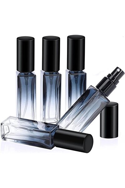 Khazna زجاجة عطر للسفر قابلة لإعادة التعبئة، حاويات عطر زجاجية صغيرة مع قمع و...