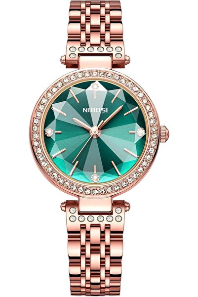 Nibosi Fashion Women Watches Analog Rose Gold Small Round Dial Women's Watch ...