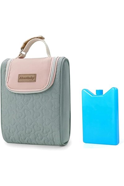 NALACAL Baby Cooler Bag Breast Milk Tote Bag, Fits 2 Baby Bottles Up to 9 Oun...