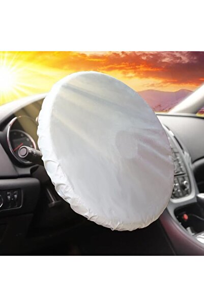 KASTWAVE Steering Wheel Sun Shade Cover, Cooling Steering Wheel Sun Block Sil...