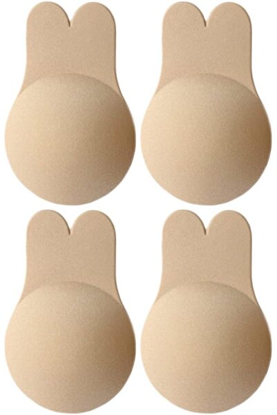 Dress Cici Push Up Stick On Bra, Silicone Sticky On Bras, Bunny Ear Shape Sep...