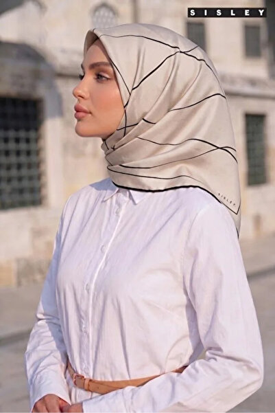 Sisley Silk Satin Scarf-Asm2038-12