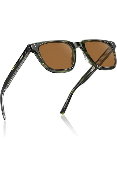 AVAWAY Polarized Sunglasses for Men UV400 Protection, Trendy Square Acetate F...