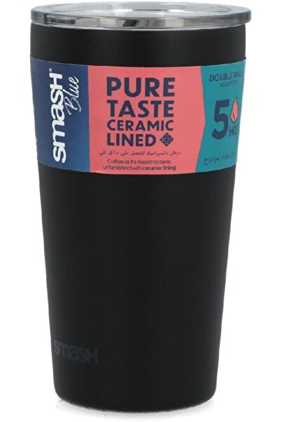Smash Pure Taste Ceramic Lined Double Wall Stainless Steel Tumbler Black 355m...