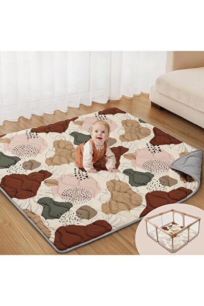 Supreouts Baby Play Mat for Floor, 50"x50" Play Mat for Playpen, Thicken Soft...