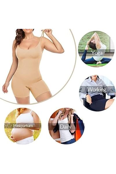 GENERAL Women's Shapewear Full Body Shapewear Women's Waist Training Yoga Clo...