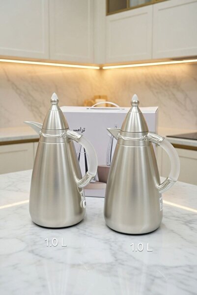 Rwafd Rema Trams set 1 liter silver matte steel outside heat preservation 8-1...