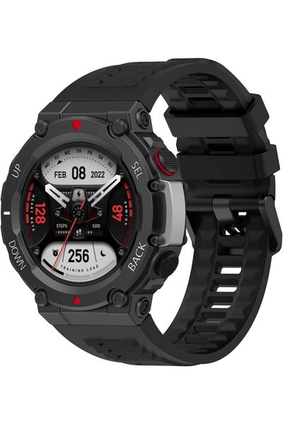 SKEIDO حزام لـ Amazfit T-Rex 2 من السيليكون الناعم للرجال والنساء، حزام رياضي...