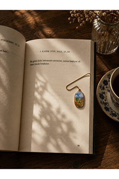 Rika Spolia & Co. Çiçekli Ufuk – Seramik Kitap Ayracı