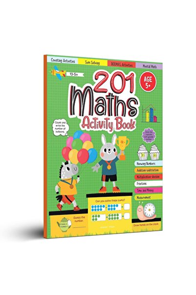 Wonder House Books 201 Maths Activity - Fun Activities and Math Exercises For...