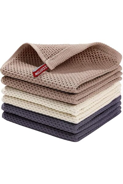 TodyJeyHo 100% Cotton Waffle Weave Kitchen Dish Cloths, Tea Towels Ultra Soft...