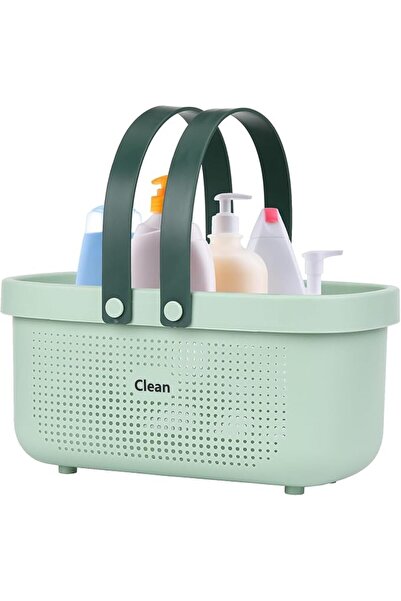 U-HOOME U HOOME Portable Shower Caddy Basket with Handle, Plastic Bathroom Ca...