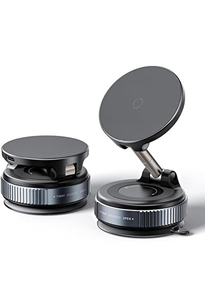 NALACAL 15W Wireless Charger Car Mount, Vacuum Magnetic Phone Holder for Mag-...