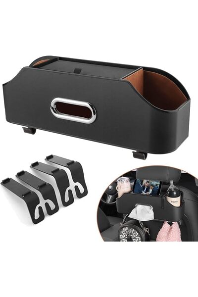 Generic Car Seat Back Organizer - Stylish & Functional Storage for Family Adv...