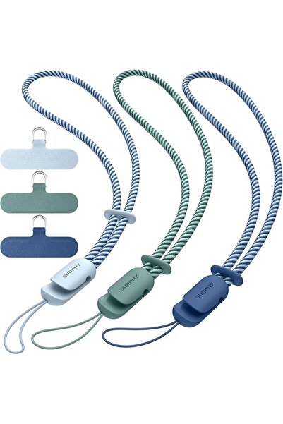 SURPHY 3 Pack Phone Strap with CellPhone Tether Tab, Phone Lanyard, CellPhone...