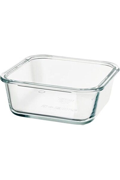 Habbaa Food Storage Container, Square Shape, 600 ml, with Lid, square/plastic