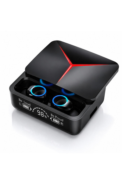 OEM Casti Bluetooth Buds M90 PRO Negru Noapte, Bluetooth 5.3 cu Baterie de 12...