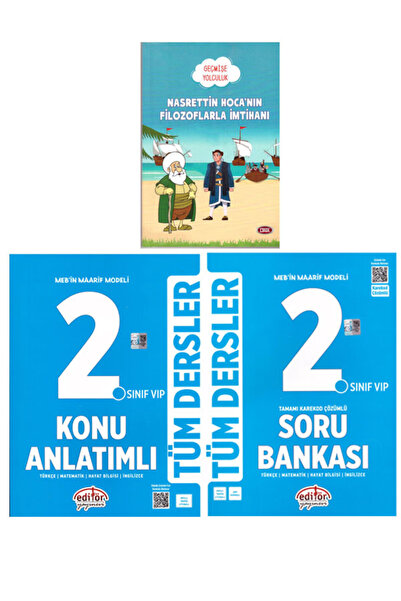 Editör Yayınevi 2027 Maarif Model 2.Sınıf Tüm Dersler Konu Anlatımlı ve Karek...