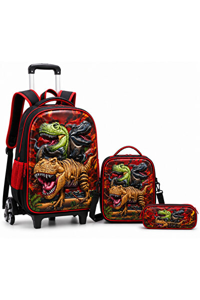 Alcoach 16033Vc Wheeled Backpack, School Bag with Wheels with Insulated Lunch...