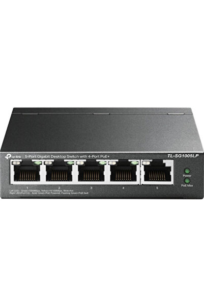TP-LINK TL-SG1005LP v1 Μη διαχειριζόμενος διακόπτης L2 PoE+ με 4 θύρες Gigabi...