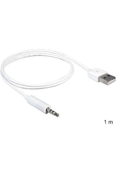 DELOCK USB-A αρσενικό σε Στερεοφωνικό βύσμα 3.5 χιλ. αρσενικό 4 ακίδων Καλώδι...