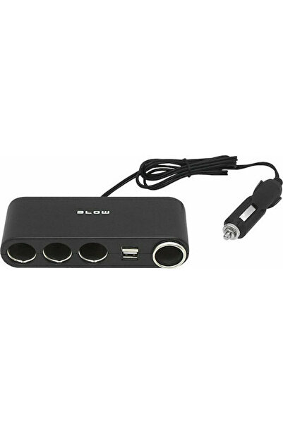 Blow CS-42 Φορτιστής Αυτοκινήτου 1A με Θύρες: 2xUSB 4xLighter