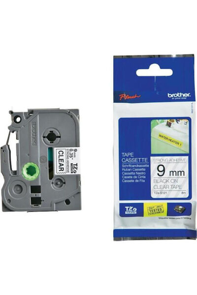Brother Ταινία για εκτυπωτή ετικετών TZE-S151, 8μ x 9χιλ. σε διαφανές χρώμα, ...