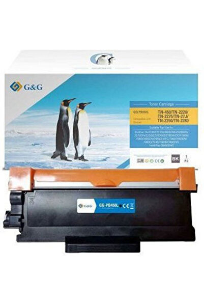 G&G Συμβατό τόνερ για εκτυπωτή λέιζερ Brother TN-2220, TN-2010 Μαύρο