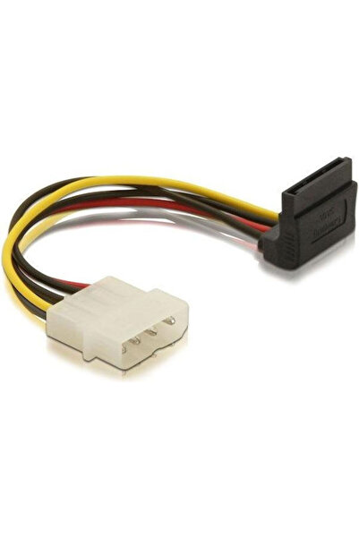 DELOCK Καλώδιο τροφοδοσίας SATA 15 ακίδων σε Molex 4 ακίδων, Μήκος 0,15μ, Πολ...
