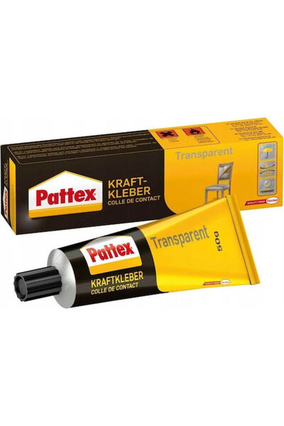Pattex Διαφανής Κόλλα Επαφής σε Σωληνάριο 50γρ. για Συσκευασία