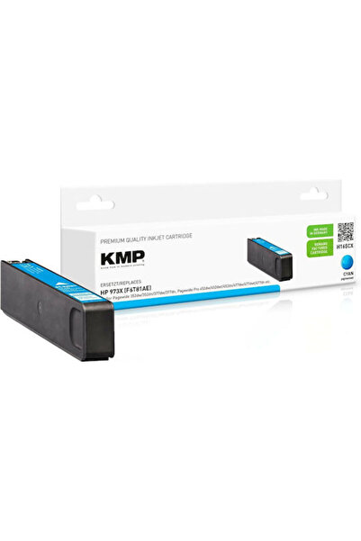 KMP Συμβατό μελάνι για εκτυπωτές inkjet HP F6T81AE 86ml Κυανό 1 τεμάχιο