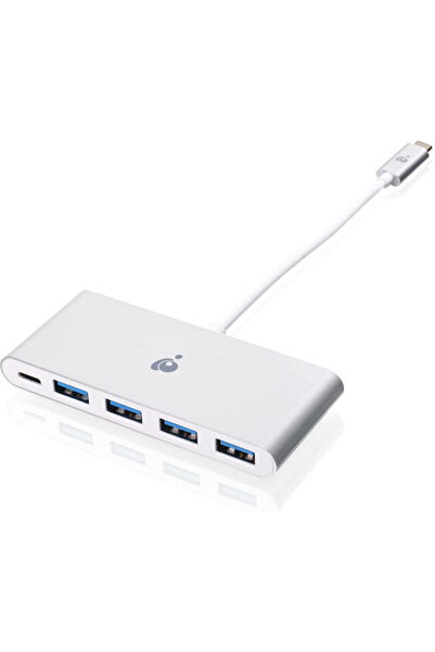İogear Διανομέας USB 5 Θυρών USB 2.0 με σύνδεση USB-C / USB-A Λευκό Κωδικός: ...