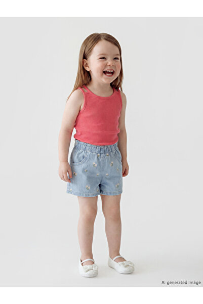 LC Waikiki I Floral Baby Girl Jean Shorts from Freezen Store