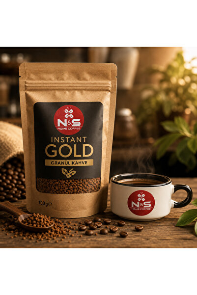 100gr İnstant Gold granül kahve +kupa