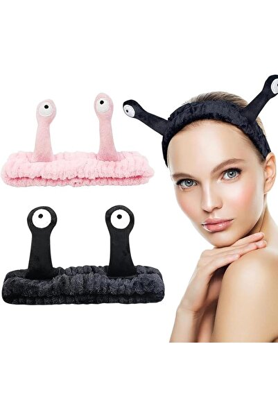Hannea 2pcs Spa Headband for Women Girls, Coral Fleece Face Wash Skincare Hea...