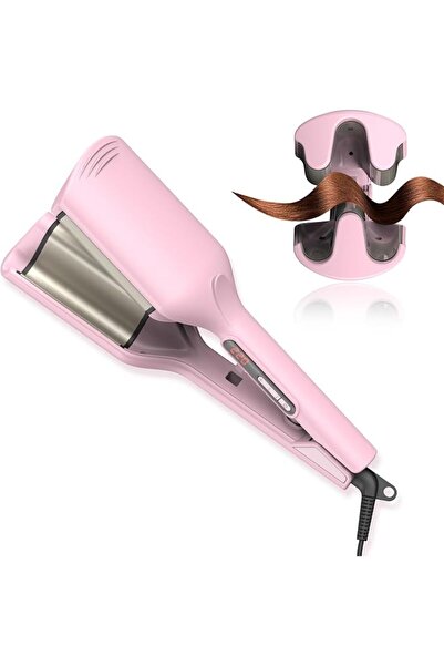 BESTIS Ceramic 2 Barrel Waver Hair Tool, Mini Waver Curling Iron & Hair Crimp...