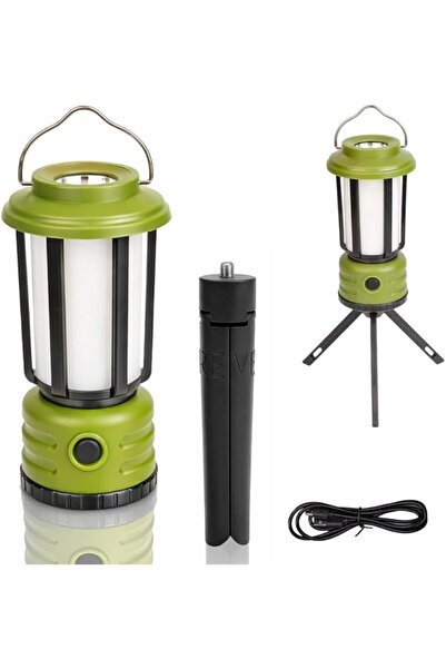 MultiGO إم بي ®   فانوس تخييم محمول بإضاءة LED مع مصباح يدوي، قابل لإعادة الش...
