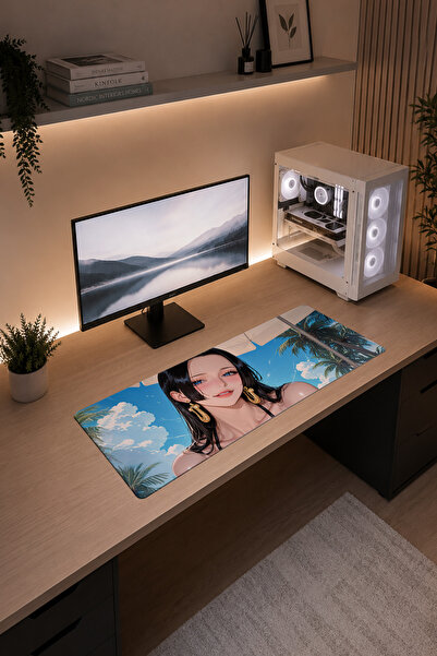 Milura One Piece Boa Hancock 30x70 ProControl Mouse Pad Gaming Mousepad Kayma...